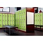 AdirOffice 72'' 3-Tier Key Lock Green Steel Storage Locker, 4/Pack (629-203-GRN-4PK)