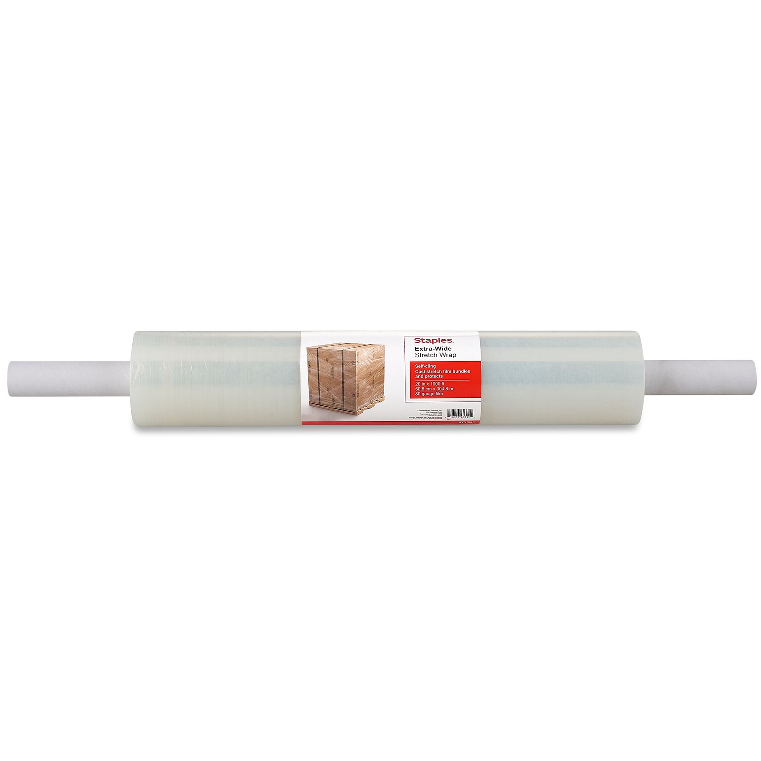 20 x 1000 Cast 80 Gauge Hand Film Stretch Wrap  (31245)