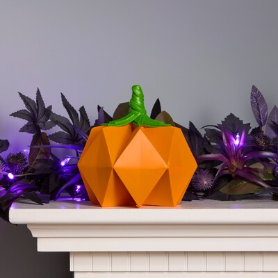 National Tree Company 6 Oragami Style Orange Pumpkin Figurine (PG11-24H23B003)