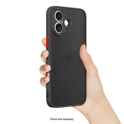 SaharaCase Venture Series Slim Phone Case for iPhone 17, Shock Absorbing, Scorpion Black (CP00913)