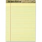 TOPS Second Nature Notepads, 8.5 x 11.75, Wide, Canary, 50 Sheets/Pad, 12 Pads/Pack (74890)