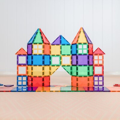 Connetix Magnetic Tiles Rainbow Starter Pack, 60 Pieces (CNTR00060ST)