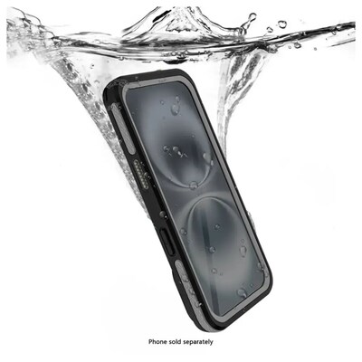 SaharaCase Oasis MagSafe Rugged Case for iPhone 16 Plus, Shock Absorbing, Scorpion Black (CP00666)