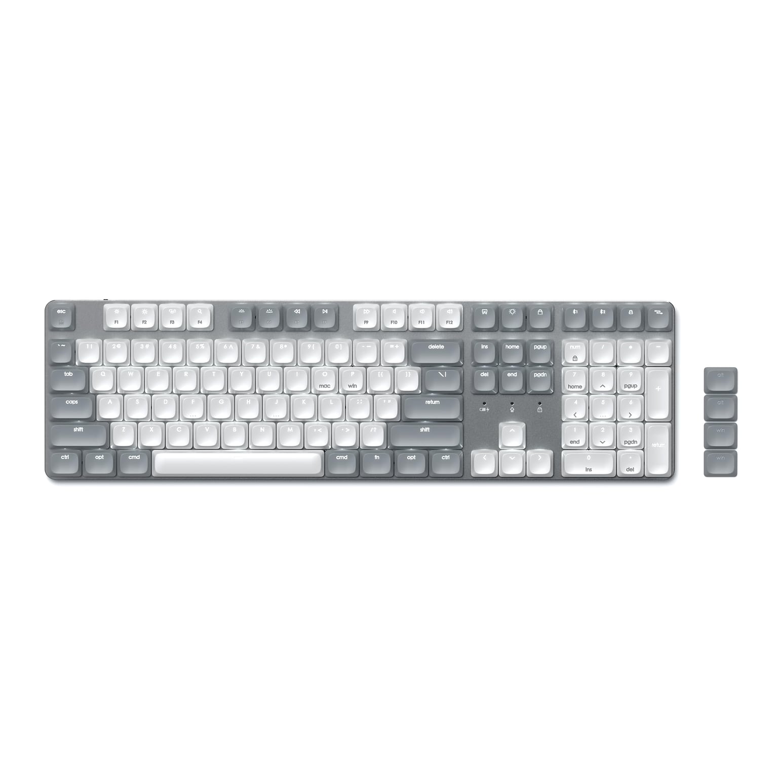 Satechi SM3 Slim Wireless  Mechanical Backlit Keyboard, USB-C, Light (ST-KSM3LT-EN)