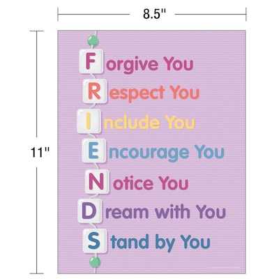 Carson Dellosa Crafty and Cool 8.5" x 11" Motivational Mini Posters, 12/Pack (106081)