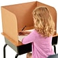 Classroom Products Foldable Cardboard Freestanding Privacy Shield, 13"H x 20"W, Kraft, 30/Box (1330 KR)