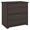 Bush Furniture Cabot Lateral File Cabinet, Heather Gray (WC31780)