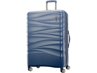 American Tourister Cascade 31 Hardside Suitcase, 4-Wheeled Spinner, Slate Blue (143314-E264)