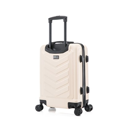 US Army FOX 20" Hardside Carry-On Suitcase, 4-Wheeled Spinner, TSA Checkpoint Friendly, Sand (USLFOX00S-SAN)