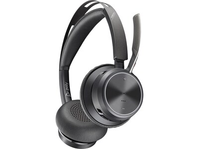 Poly Voyager Focus 2 Wireless Noise Canceling Bluetooth Stereo Headset (9T9J5AA#AC3)