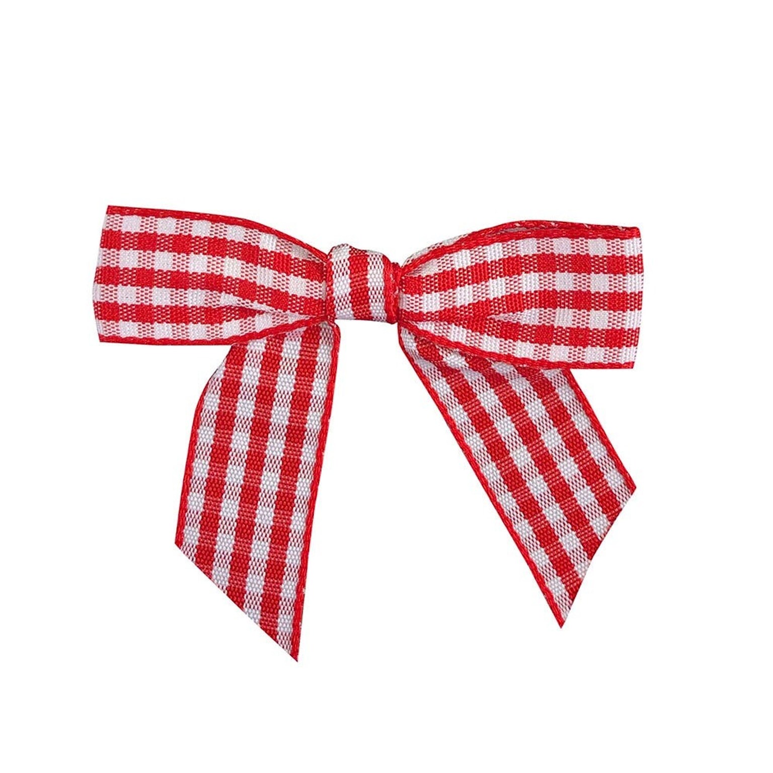 JAM Paper Bow Bows, Red/White, 100/Pack (52640349359)