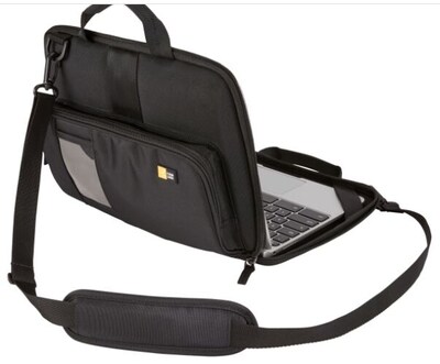 Case Logic Work-In 11.6" Polyester Laptop Bag, Black (3203771)