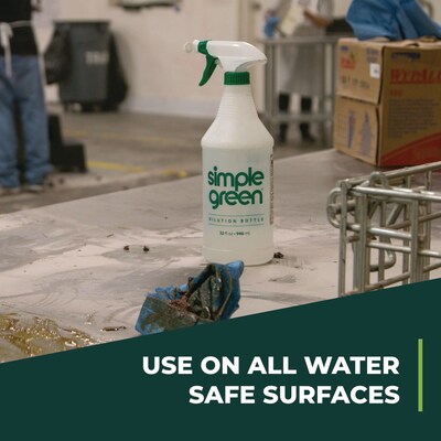 Simple Green Crystal Industrial Cleaner/Degreaser, 1 gal Bottle, 6/Carton (SMP19128)