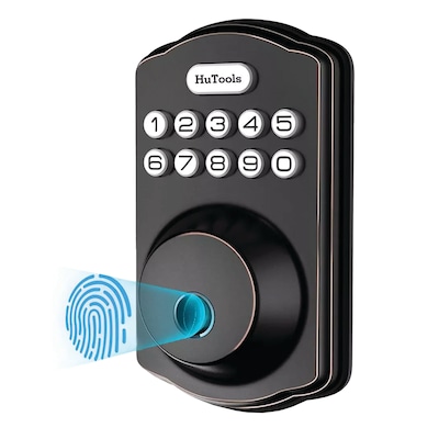 HuTools Fingerprint Deadbolt Door Lock