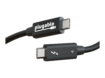 Plugable 3.3 USB C Power Cable, Black (TBT4-40G1M)