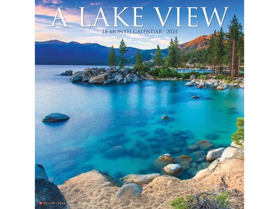 2024 Willow Creek Lake View 12 x 12 Monthly Wall Calendar (34231)