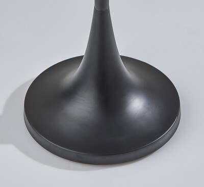 Simplee Adesso Eli 60"H Black Floor Lamp with Drum Shade (SL9504-01)