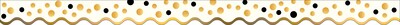 Barker Creek Double-Sided Scalloped Border, 36 x 2.25, Gold Bars, 13/Pack (LL902)