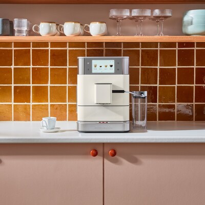 KitchenAid 2-Cups Pump/Automatic Espresso Machine, Porcelain White (KES8558PL)