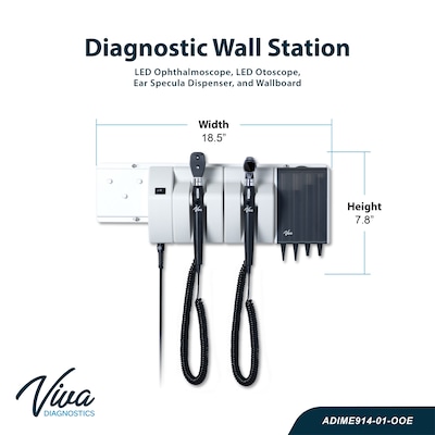 Viva Comfort Comprehensive Diagnostic Wall Station, White (ME914-01-OOE-MK)