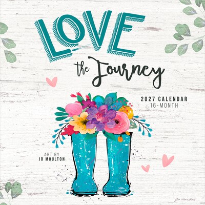 2027 BrownTrout Love the Journey 12 x 12 Monthly Wall Calendar (9781773728889)