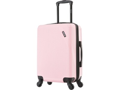 DUKAP Discovery 21.65 Hardside Suitcase, 4-Wheeled Spinner, Pink (DKDIS00S-PNK)