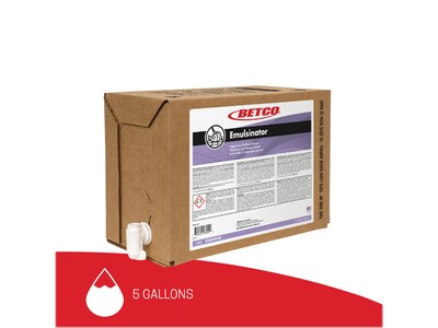 Betco Emulsinator Floor Stripper, Sassafras Scent, 5 Gal. (151B500)