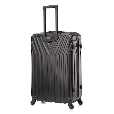 InUSA Vasty 30.31" Hardside Suitcase, 4-Wheeled Spinner, TSA Checkpoint Friendly, Black (IUVAS00L-BLK)