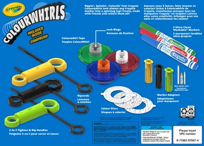 Crayola Colourwhirls, 3 Pieces/Pack (74-7647)
