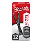 Sharpie S-Gel Retractable Gel Pen, Medium Point, Red Ink, Dozen (2096158)