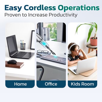 Purely C105 Wireless Vacuum & Air Duster for Keyboard, Desktop, and Computers (PKBVC105)