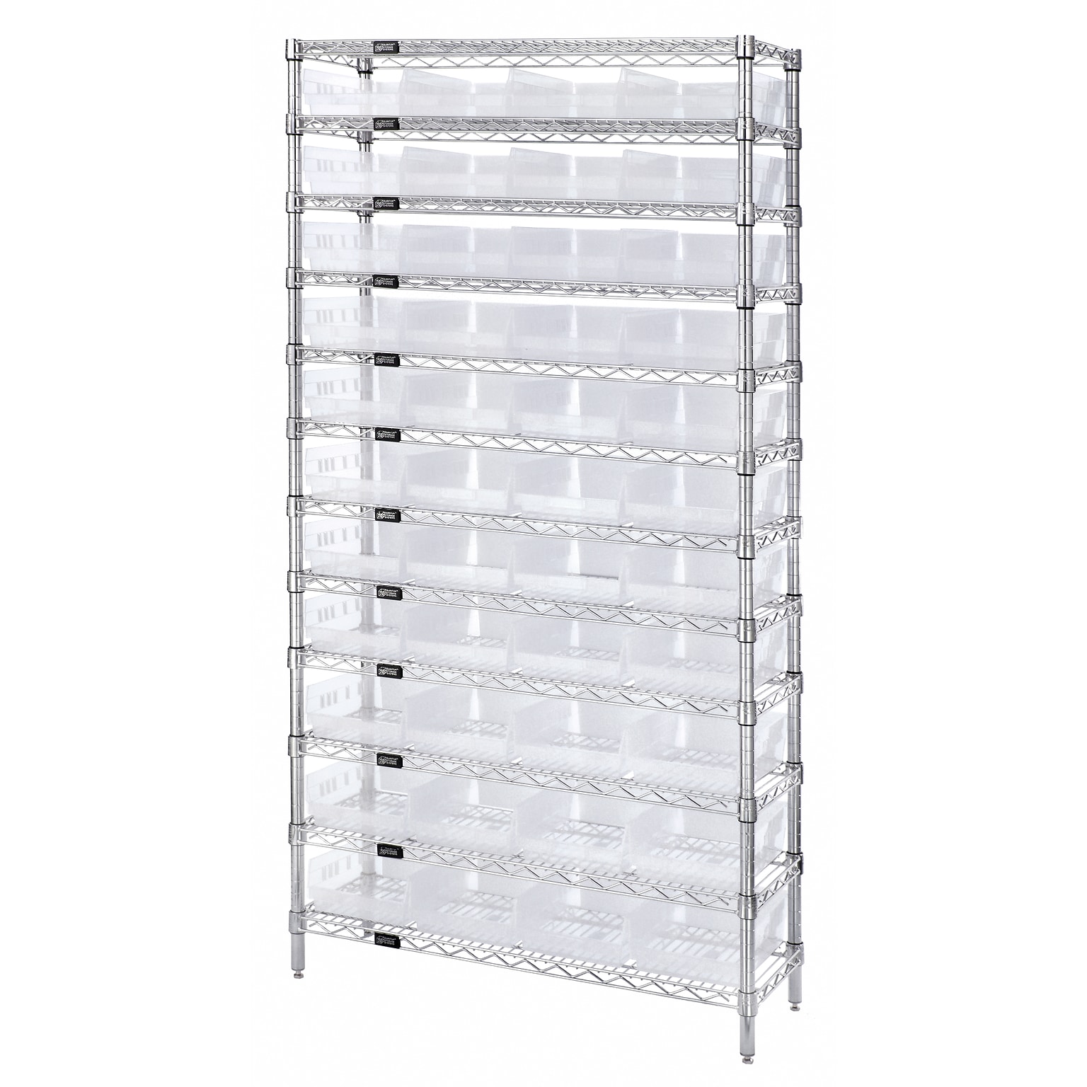 Quantum Storage Systems Metal Stand Alone Shelving System, 74 x 36 x 18 (WR12-108CL)