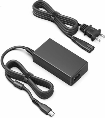 BTI 65W USB-C AC Adapter for Dell Latitude/XPS Laptop, Black ( HA65NM190-BTI )