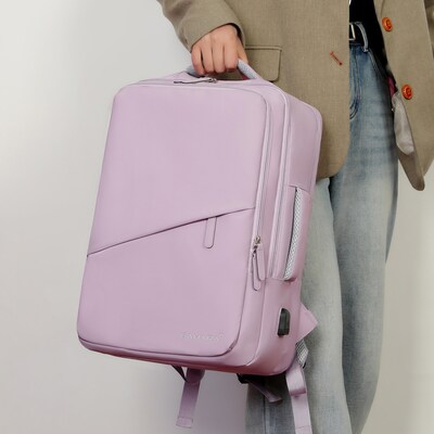 SaharaCase Multi-Compartment 16" Nylon Laptop Bag, Purple Orchid (LT00101)