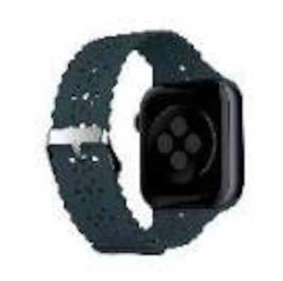 LAX Lace Silicone Band for Apple Watch, Inverness Green
