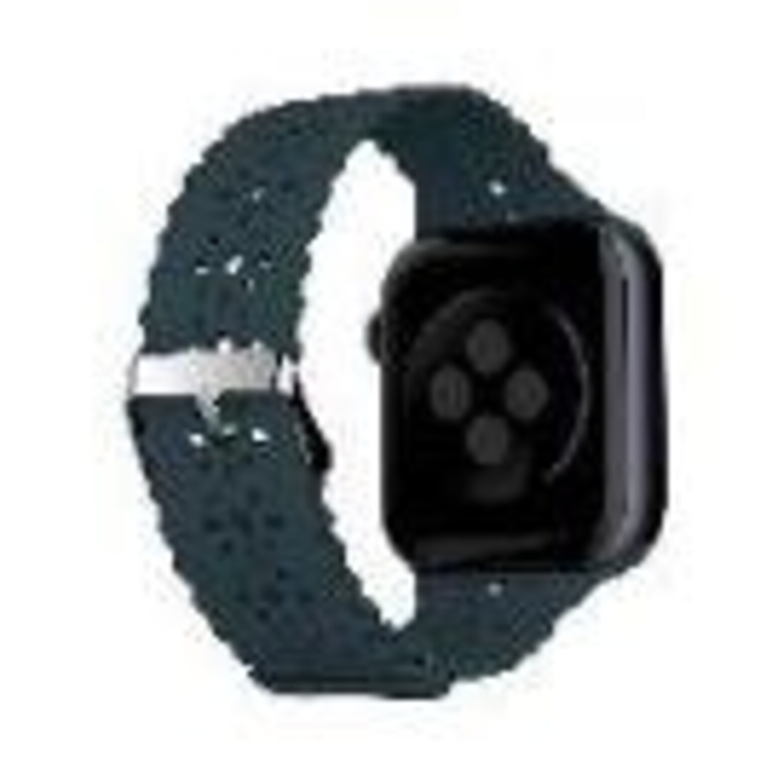 LAX Lace Silicone Band for Apple Watch, Inverness Green