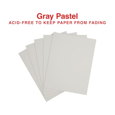 Staples Pastel 30% Recycled Color Copy Paper, 20 lbs., 8.5" x 11", Gray, 500/Ream (14785)