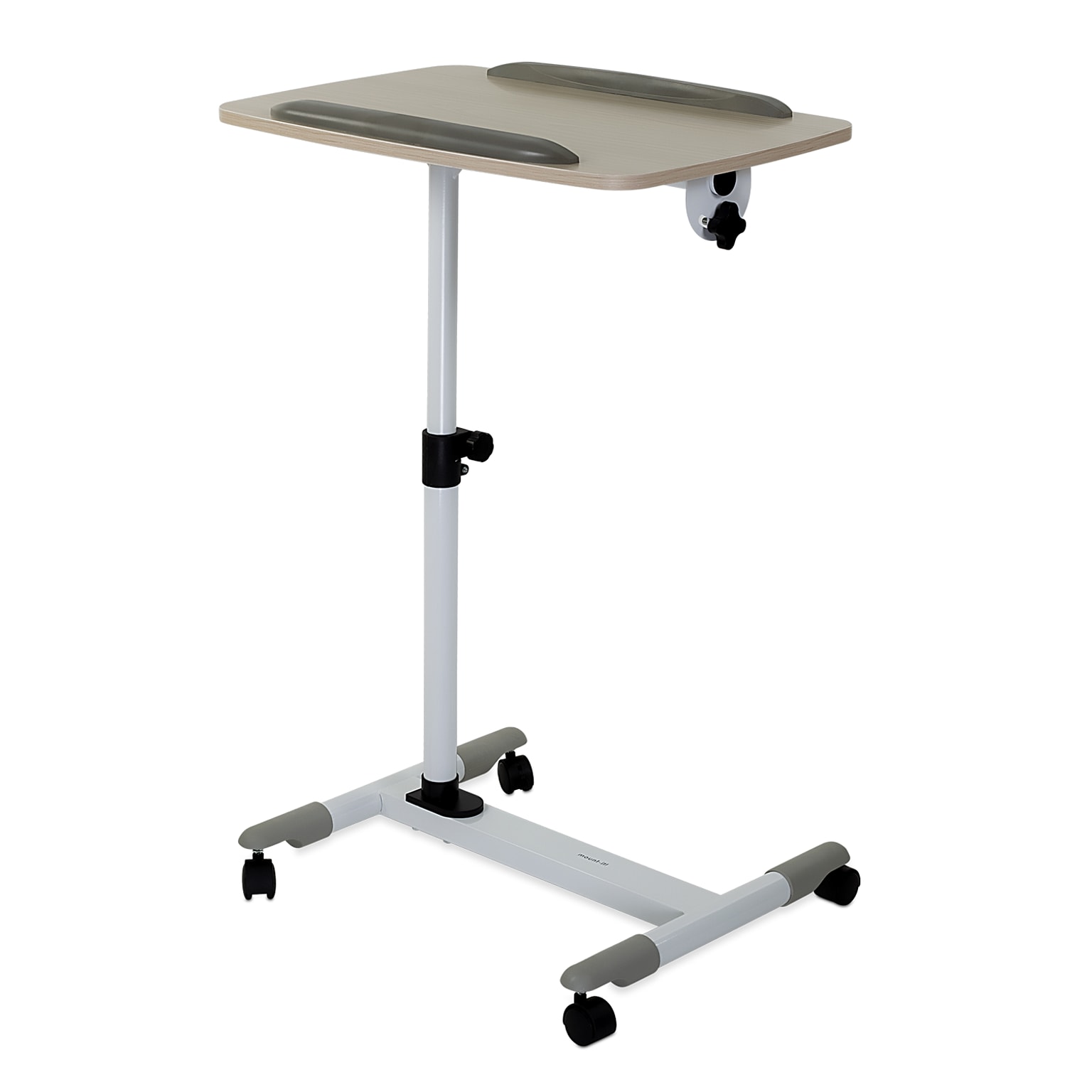 Mount-It! Rolling Height Adjustable Bedside Cart with Lockable Wheels (MI-7946)