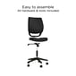 Union & Scale™ Essentials™ Ergonomic Armless Fabric Task Chair, Black (UN59382)