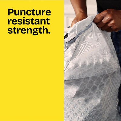 Glad ForceFlex Tall 13 Gallon Drawstring Kitchen Trash Bag, Gain Lavender with Febreze Freshness, White, 80 Total Bags (78533)