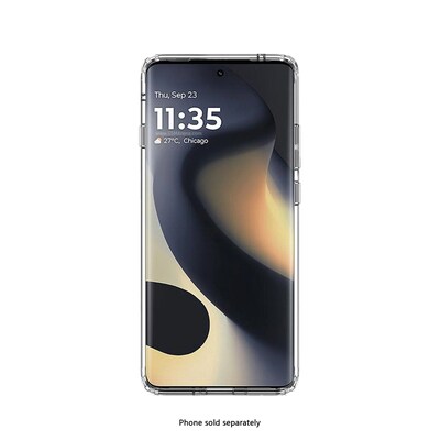 SaharaCase Venture Series Phone Case for Motorola Edge, Shock Absorbing, Clear (CP00853)