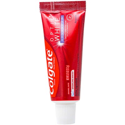 Colgate Optic Advanced White Sparkling Mint Toothpaste, 0.75 oz Tube, 12 Tubes/Dispensit Box, 12 Dispensit Boxes/Carton