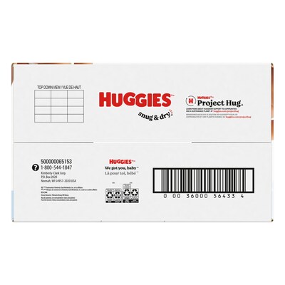 Huggies Snug & Dry Baby Diapers, Size 2, 116/Carton (54646/56433)