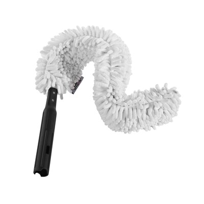 Rubbermaid Executive Series HYGEN Quick-Connect Flexi-Wand Microfiber Duster, White (FGQ85200WH00)