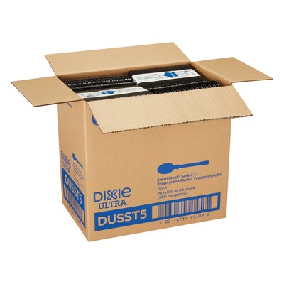 Dixie Ultra SmartStock Series-T Polystyrene Serving Spoon Refill, Black, 960/Carton (DUSST5)