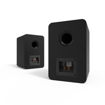 Kanto YU Passive 5.25" Speakers with 1" Silk Dome Tweeter and 5.25" Kevlar Woofer, Black, Pair (YUP6)