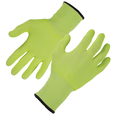 Ergodyne ProFlex 7040 Seamless Knit Cut Resistant Gloves, Food Safe, ANSI A4, Lime, XL, 1 Pair (1801