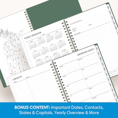 2027 Blue Sky 5" x 8" Weekly & Monthly Planner, Kessie (164266)