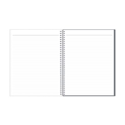 2027 Blue Sky Zenra 8.5" x 11" Calendar Year Monthly Planner, Plastic Cover, Gray (161837)