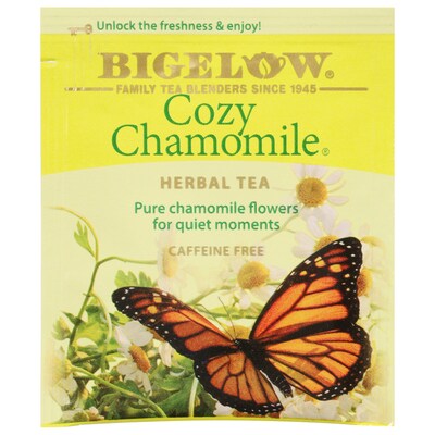 Bigelow Cozy Chamomile Herbal Tea Bags, 28/Box (004011)
